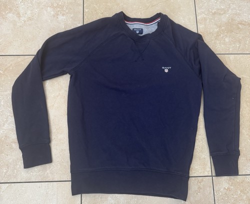 Gant men navy solid - navy, crew