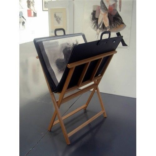 Wooden print storage rack - wooden,
