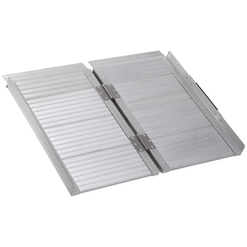 Homcom 2ft aluminium folding - aluminium,