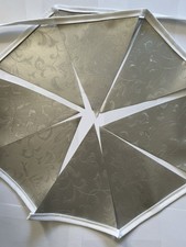 Silver Bunting Xmas Handmade  PVC Outdoor Indoor