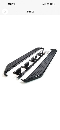 All black stealth side - black, steps