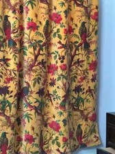 Luxury Velvet Curtains Yellow