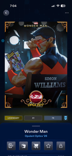 Marvel topps digital opulent - marvel,