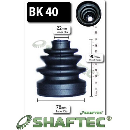 Genuine shaftec boot kit - cv,