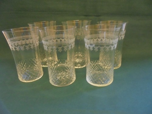 Vintage set six lady - set, of