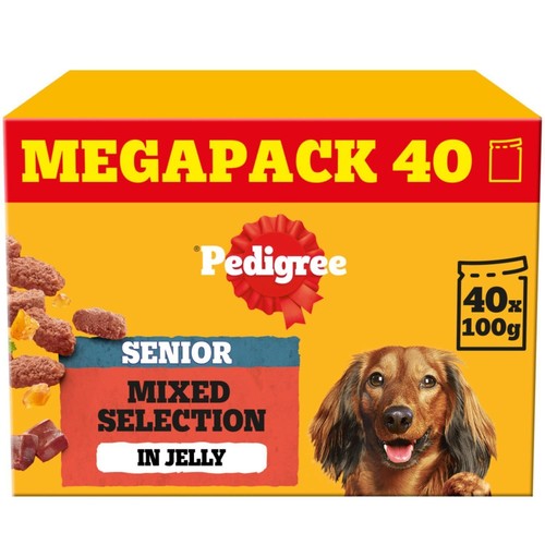 120 100g pedigree - senior, wet