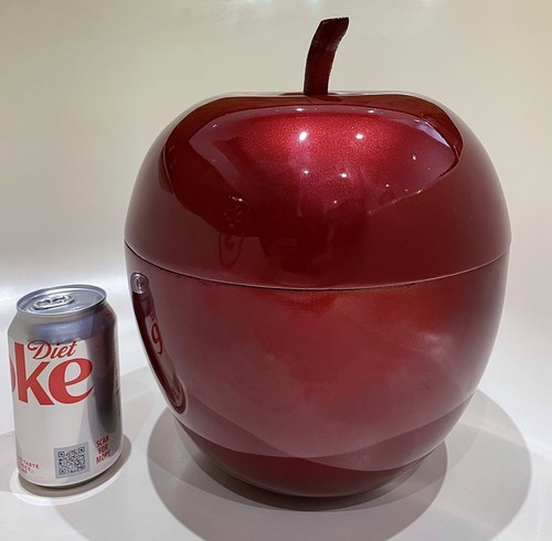 Vintage giant wooden apple - apple, ice