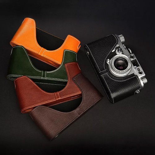 Real leather camera half - leather,