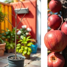 1 Dwarf Fruit Tree in Pot
