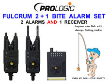 CLEARANCE PROLOGIC FULCRUM RMX PRO 2+1 MULTI 6 COLOUR BITE ALARM SET FOR ROD POD