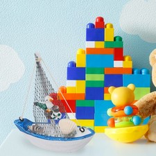  2 Pcs Yacht Model Nautical