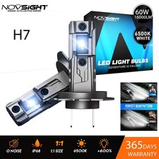 NOVSIGHT New 2x H7 CANBUS LED