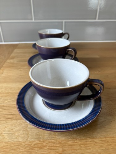 Denby storm plum purple - denby, cups