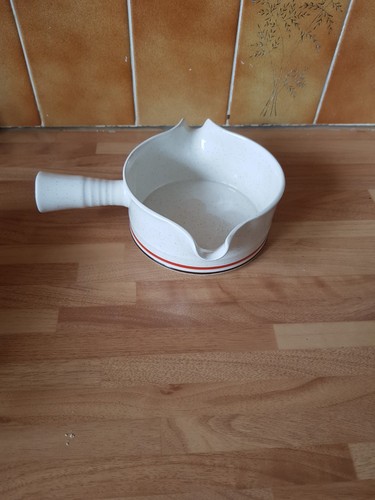 Vintage stoneware gravy boat