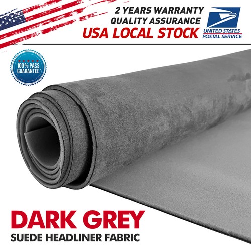 Dark grey suede headliner - dark,