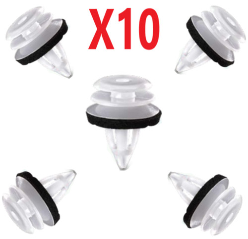 10x rear door card clips - 10x, for