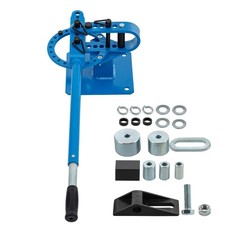 Uimoso Manual Bench Bender 7 Dies 1" - 3" Pipe Bending Machine Square Rod Bender