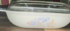 Vintage pyrex blue - vintage, oval