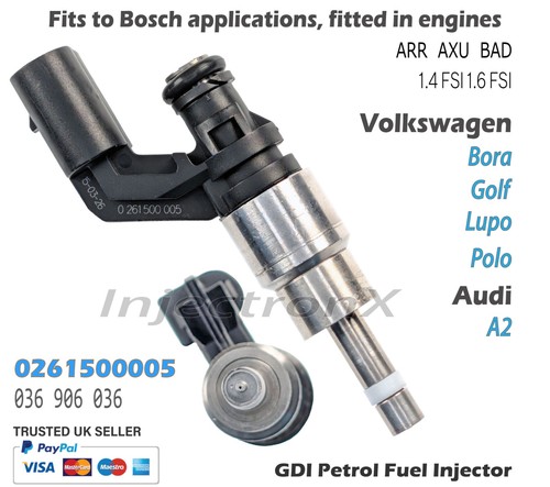 Gdi fuel injector - injector, 0261500005