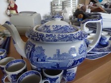 Spode Blue italian Teapot