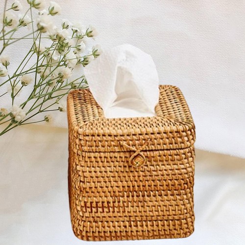 Wicker tissue box cover paper - tissue,