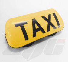 345mm YELLOW LED MAGNETIC TAXI