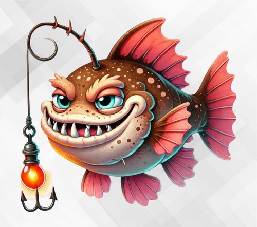 Piranha fish wall vinyl - piranha,