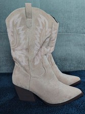 Ladies Boots - Cowboy/Country/Western Style - Size 39 - (UK 6) Like Brand New