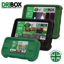 DRiBOX Weatherproof Junction Connection Box For Cables Sockets Electrics Garden