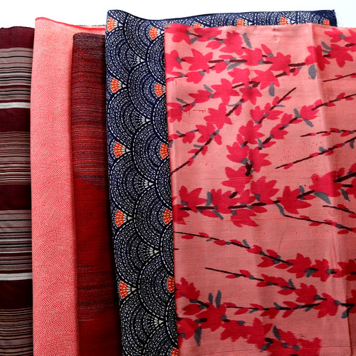 Vintage japanese silk kimono - silk,