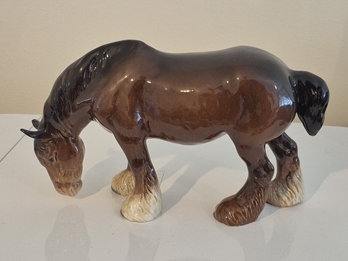 Beswick shire horse model - horse, 1050