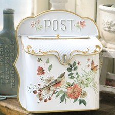 Vintage Letter Box Post Box Wall Mounted Decorative Metal  Mailbox for Outside
