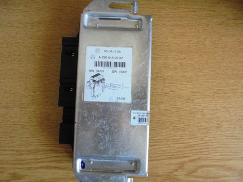Mercedes benz r230 control - mercedes-benz,