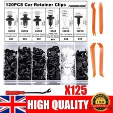 Car Trim Clips Retainer Bumper Fender Door Panel Fasteners Removal Tools 125pcs