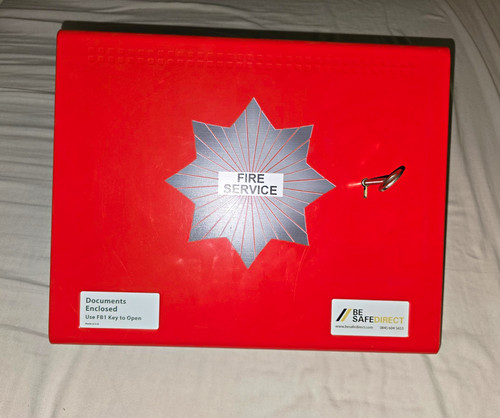 Fire service document - fire, box