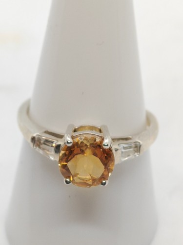 Sterling silver citrine and - silver,