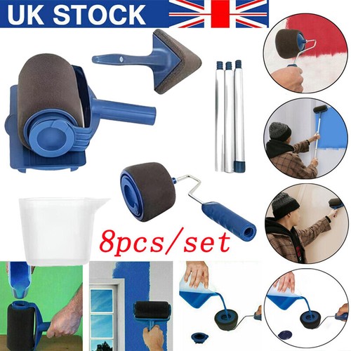 8pcs paint roller kit home - 8pcs,