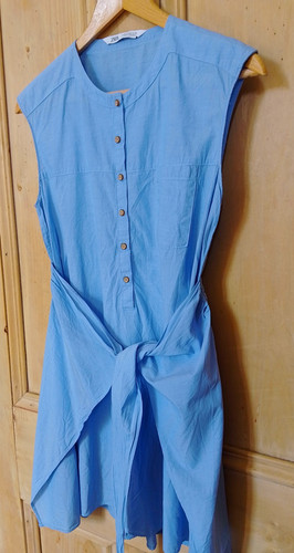 Zara size faux wrap apron - zara,
