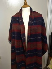 Johnstons Of Elgin Woven Cashmere Tartan O/size Wrap/Scarf. BNWOT