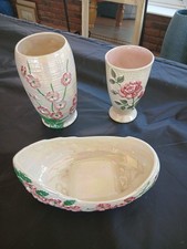 3 Pieces vintage Maling lustre