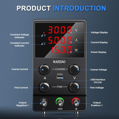 Power supply variable 30v - dc,