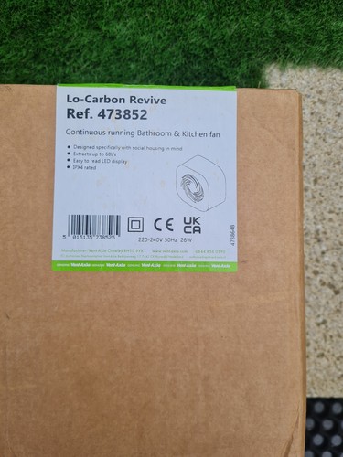 Vent axia 473852 carbon - 473852, lo-carbon