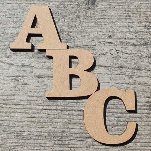 Wooden letters large - wooden,