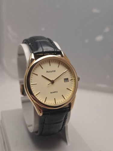 Gents accurist gold tone - gold,
