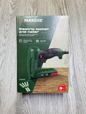Parkside Electric Stapler Nailer Tacker With Replacement Staples And Nails - NEW