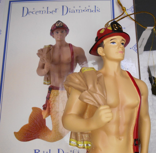 Fire fighter ornament - fire, december