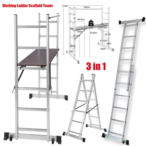 Working ladder - working,