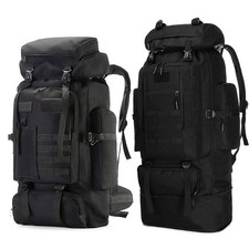 70L 100L Backpack Waterproof Large Travel Camping Hiking Rucksack Luggage Bag