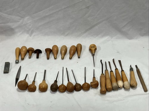 Vintage wood carving tool - wood,