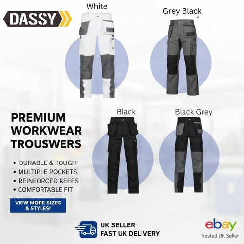 Mens cargo work trousers - mens,